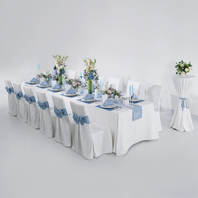 Linge de table de banquet de restaurant d'hôtel d'approvisionnement Nappe de table de coureur 1