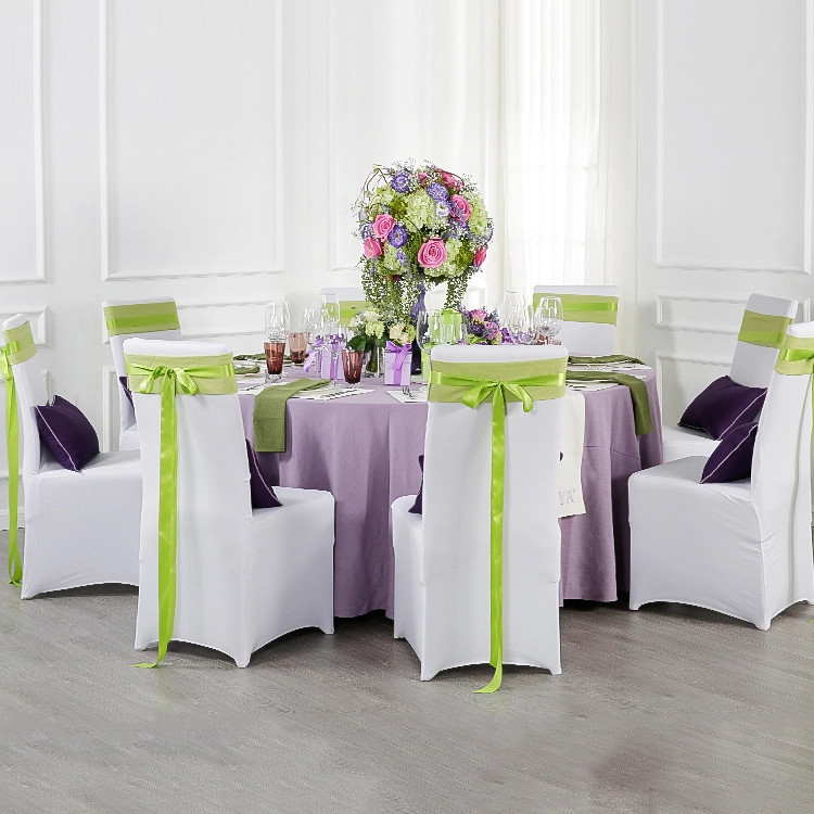 Hotel Banquet Decoration Chair Cover Mat Linen Table Runner Table Cloth 1
