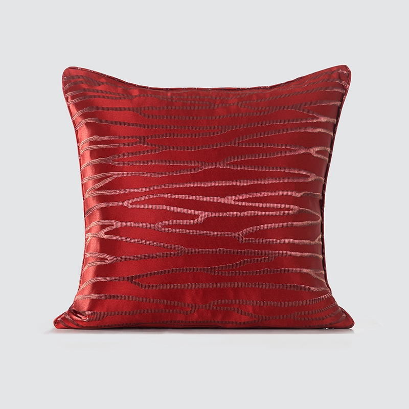 ELIYA Coussin Oreiller Hôtel Décoratif Jacquard Carré Oreiller Léger De Luxe Lit Taie D'oreiller 1