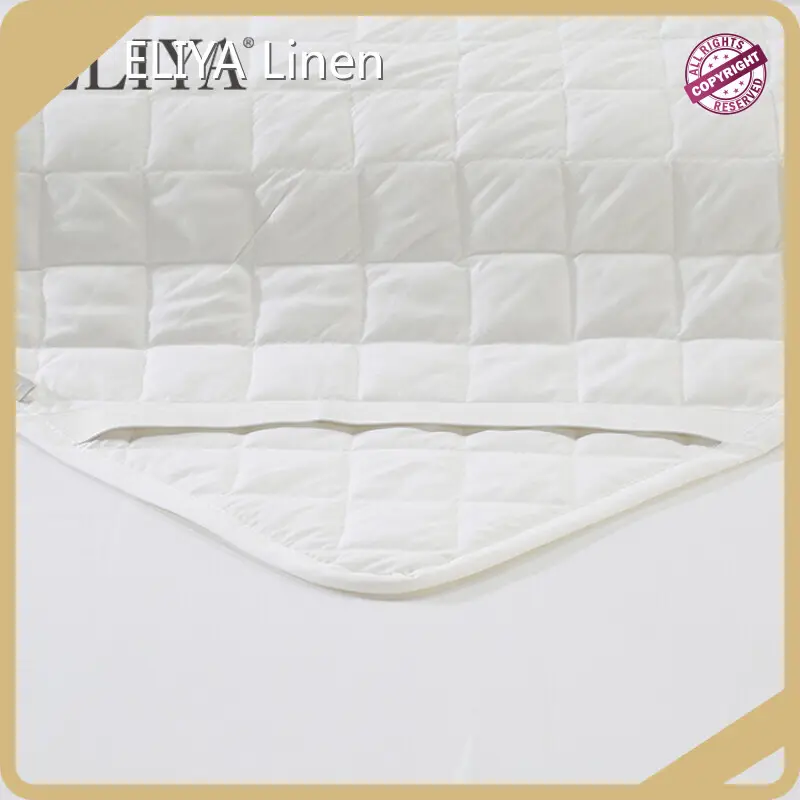 Cotton / Polycotton White Hilton Mattress Protector ELIYA 1