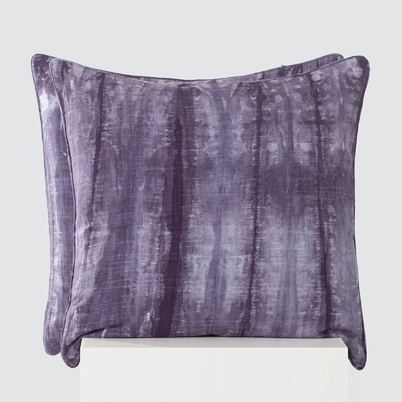 ELIYA hot sale wholesale customized purple printing cushion cover for bed and sofa 1