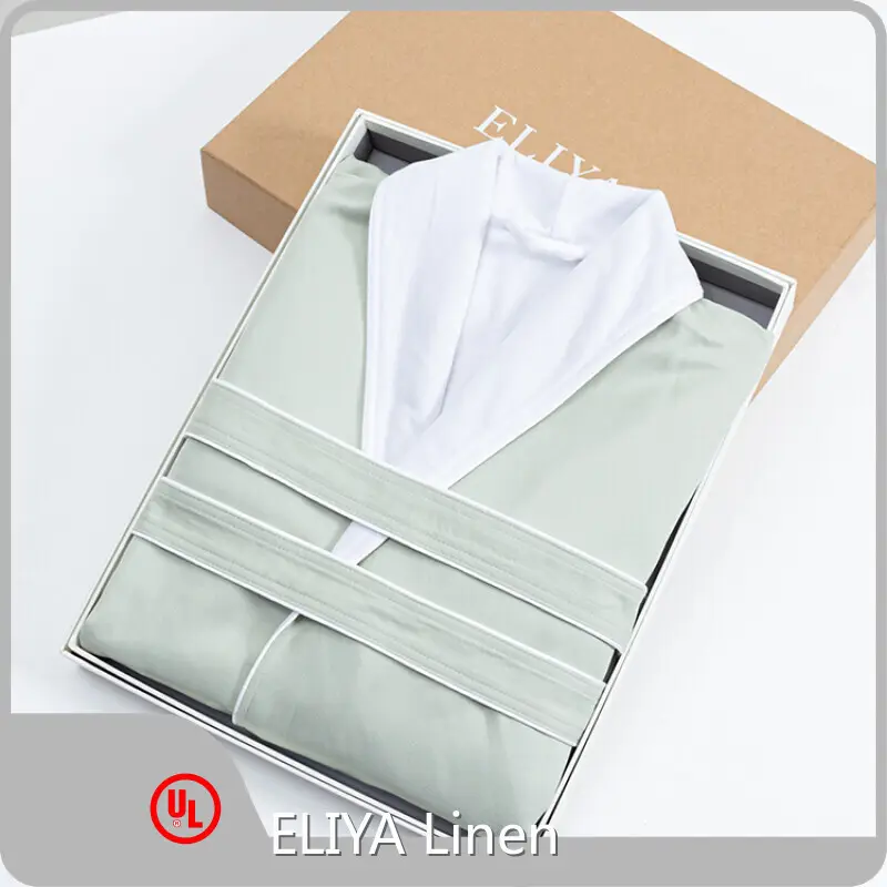 Bata de hotel para hombre ELIYA Fabricación Baño 1