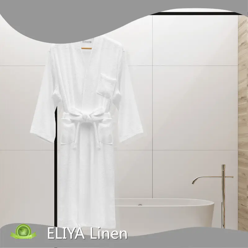 ELIYA Batas de spa Monarch para hoteles - Material de rizo de algodón 100% natural 1