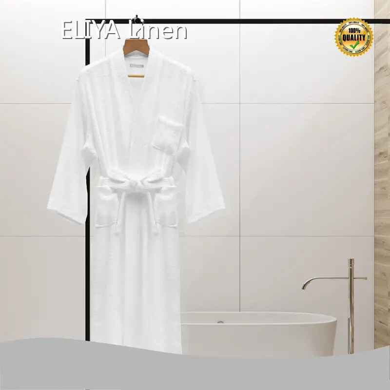Custom Hotel Cotton Bathrobe Factory for Motels 1