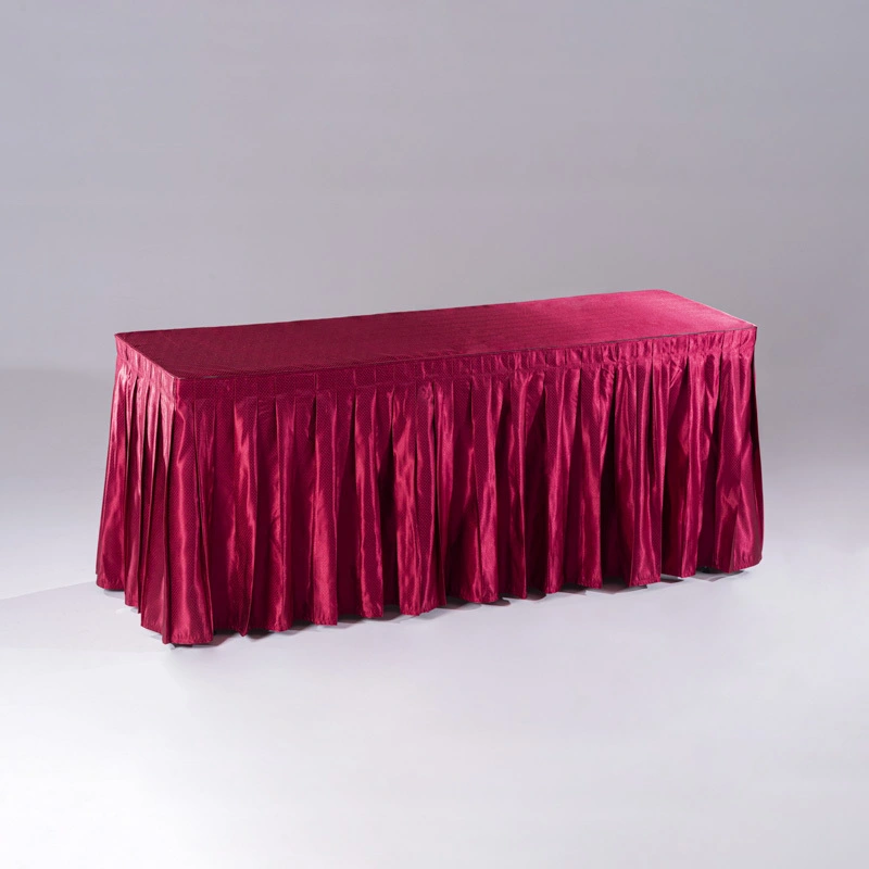 Quality Thick Table Skirt for Hotel Restaurant Buffet