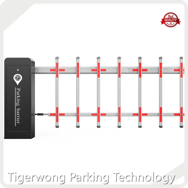Thương hiệu đỗ xe Tigerwong 1,2 giây đến 6 giây (Tùy thuộc vào chiều dài cánh tay) Rào chắn cửa quay chiều cao đầy đủ DC24V 1