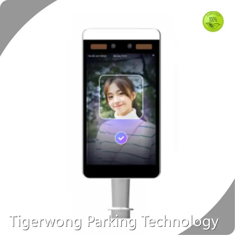 ម៉ាក Tigerwong Parking ម៉ាក TW-8236G 8 អ៊ីញ ស្គមស្គាំង មុខងារសម្គាល់មុខ កំណត់សីតុណ្ហភាពរាងកាយ 1