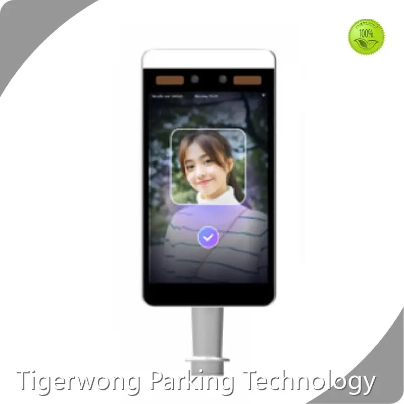 ម៉ាក Tigerwong Parking ម៉ាក TW-8236G 8 អ៊ីញ ស្គមស្គាំង មុខងារសម្គាល់មុខ កំណត់សីតុណ្ហភាពរាងកាយ 1