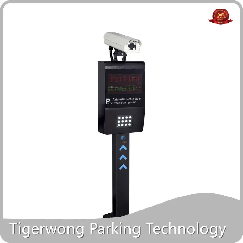 Boom Gate Barrier Hai dòng Hiển thị số lượng lớn Mua 35km/h Bãi đậu xe Tigerwong 1