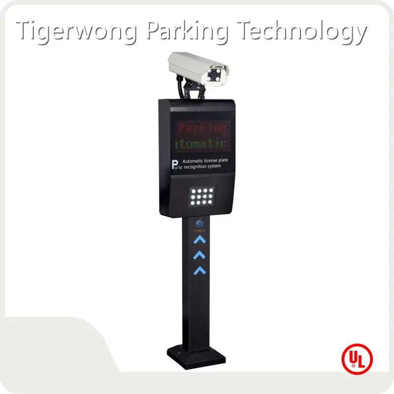 Hiển thị hai đường đỗ xe Tigerwong 35km/h LPR và quản lý thẻ 1