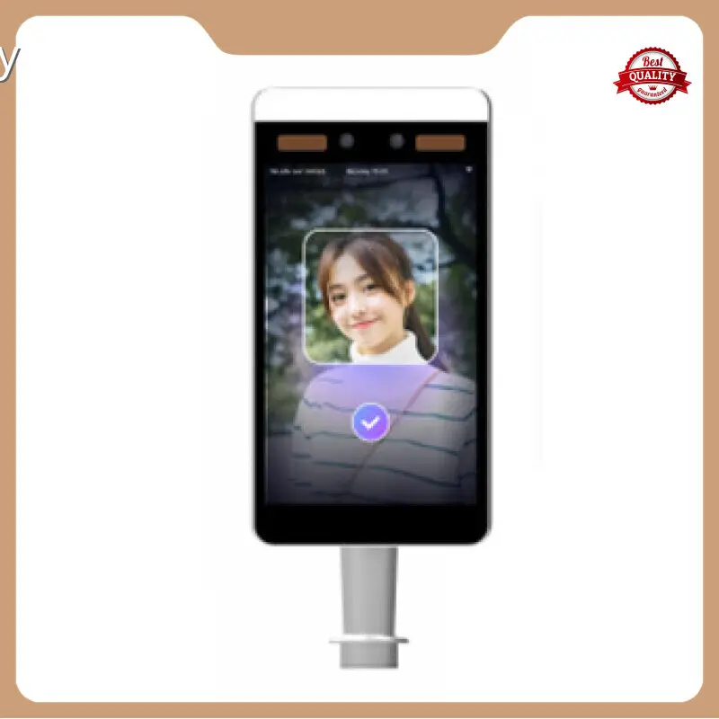 8-inch Ultra-thin Face Recognition Body Temperature Detection Terminal Swing Turnstile Barrier 1