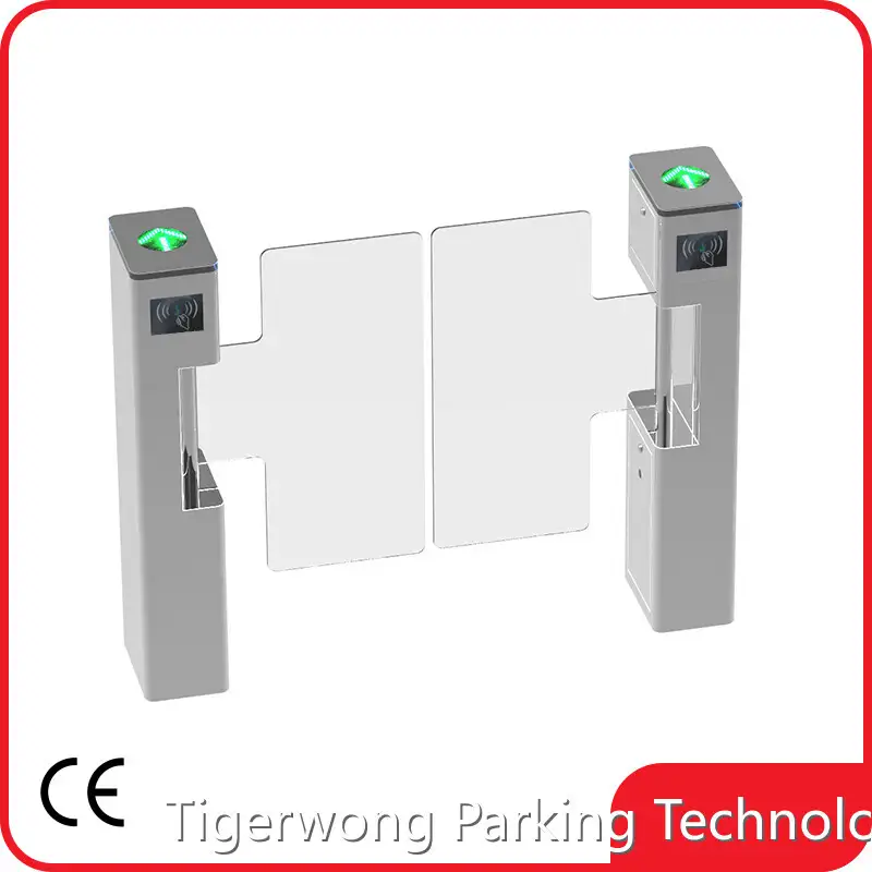 Torniquete de acrílico monocanal del oscilación del torniquete 12V para el edificio de oficinas de acceso de la puerta solo Ch 1