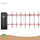Thương hiệu đỗ xe Tigerwong DC Brushless Motor Arm Boom Barrier PARK-104DS Nhà cung cấp 1