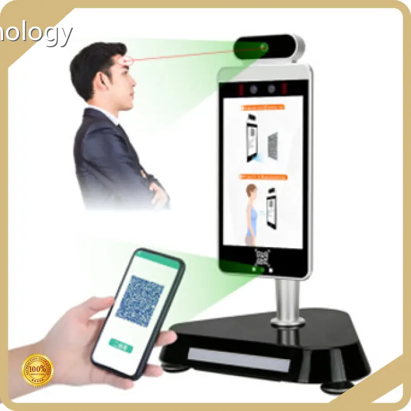 Pass Management Vertical Module នៃការវាស់សីតុណ្ហភាព & Face Recognition Shenzhen Fingerp...-1 1