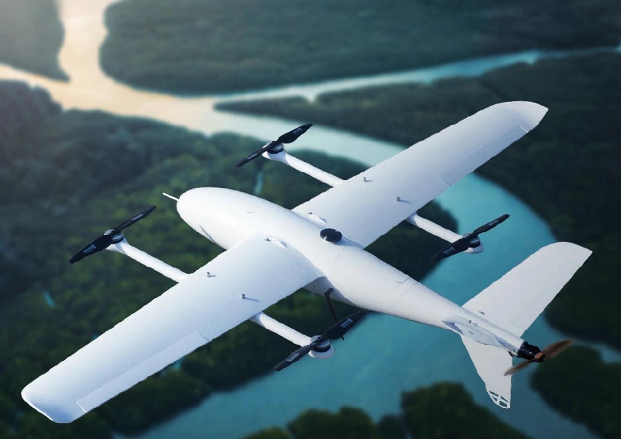 Inspección VTOL Drone Long-Long-Long-Endurance 2500 mm Enverso de enverso 250 1