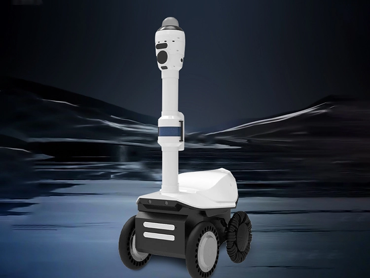 AI Modular Security Patrol Robot de 16 linhas Reconhecimento facial de arrepio1 1