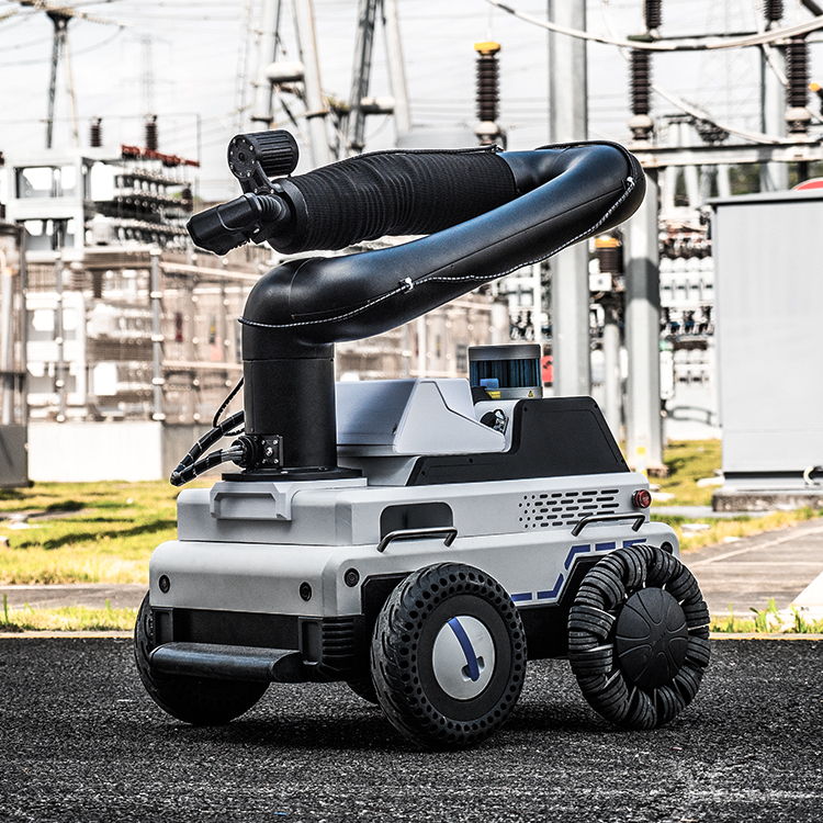 Wheeled UGV Inspection Patrol Robot Chassis 150kg Payload MP01 | Foxtech