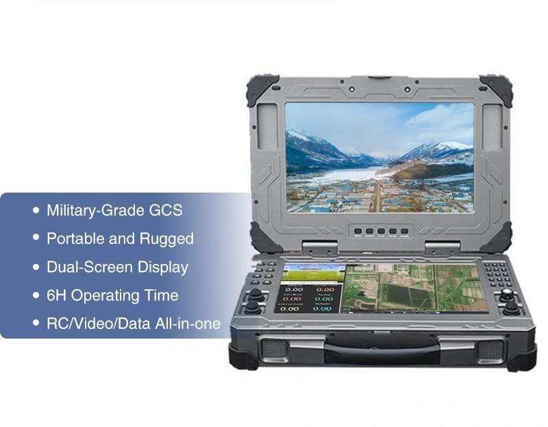 Stasiun Kontrol Tanah Layar Ganda 13.3 1000nits LCD I7 Prosesor GS-75U 1