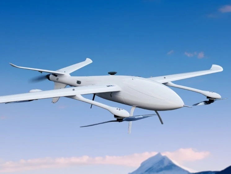 Drone VTOL de longitud de largo para inspección de 24 kg de peso de despegue máximo Ayk 320 1