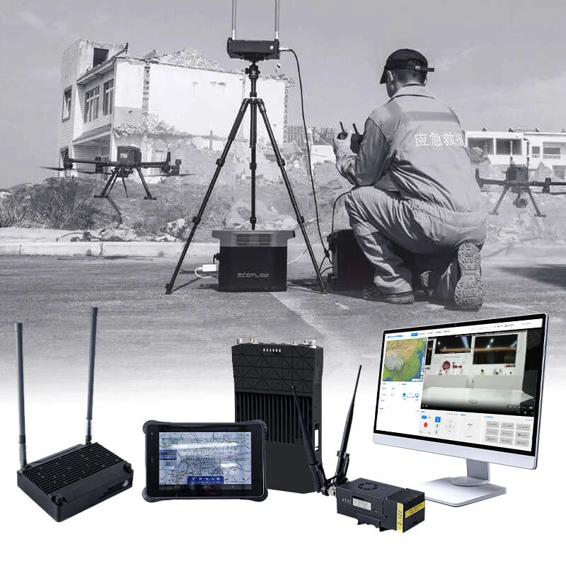 Air-ground bvlos mesh modul komunikasi vdlink untuk drone matrice dji 1