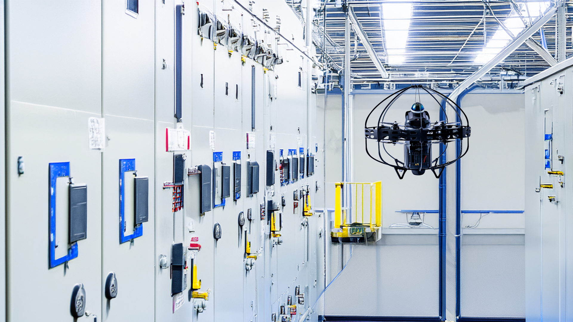 Drones de inspección en interiores