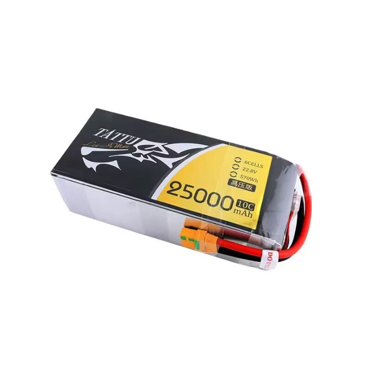 22.8V 6S 25000mah 10C 고전압 리포 배터리 Tattu HV G-Tech 1