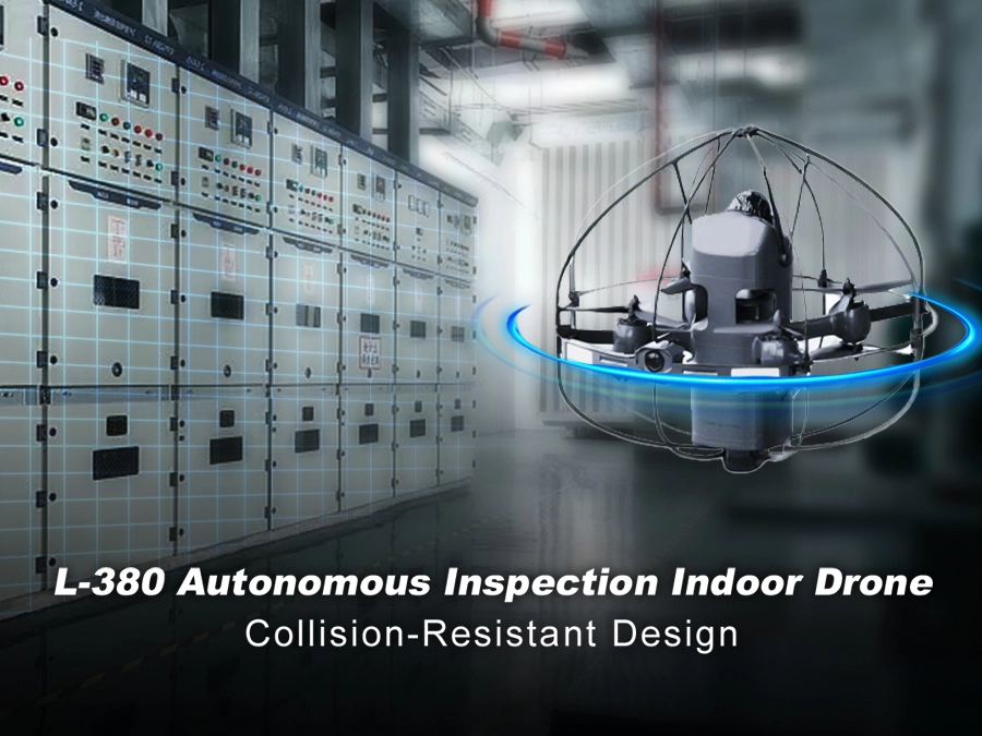Dron L-380 3D LiDAR para interiores con estación de acoplamiento inteligente para inspección en interiores 1