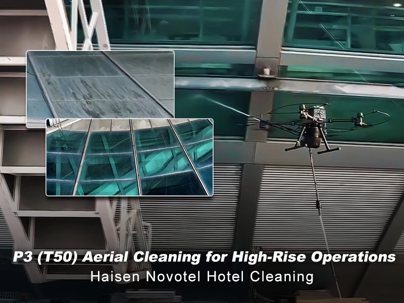P3(T50) Cleaning System Tackles Rotating Rooftop Restaurant 1