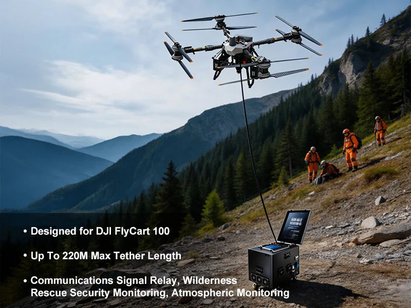 T-FC100N/T-FC100S Tethered Power System for DJI FlyCart 100 1