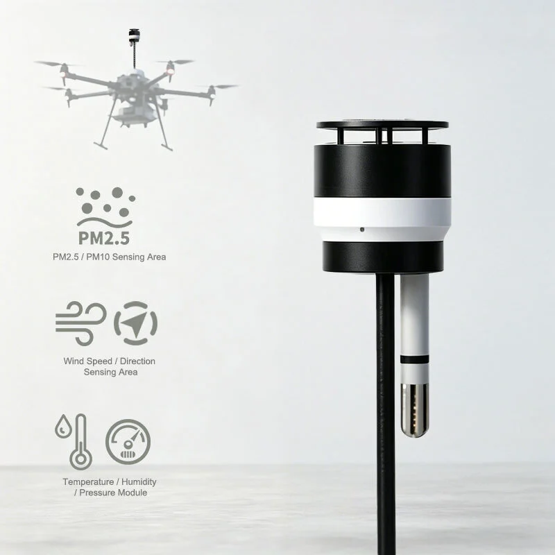 Station météorologique AEROMETO | Système de capteurs météorologiques embarqué sur drone pour la surveillance environnementale et atmosphérique à basse altitude 1