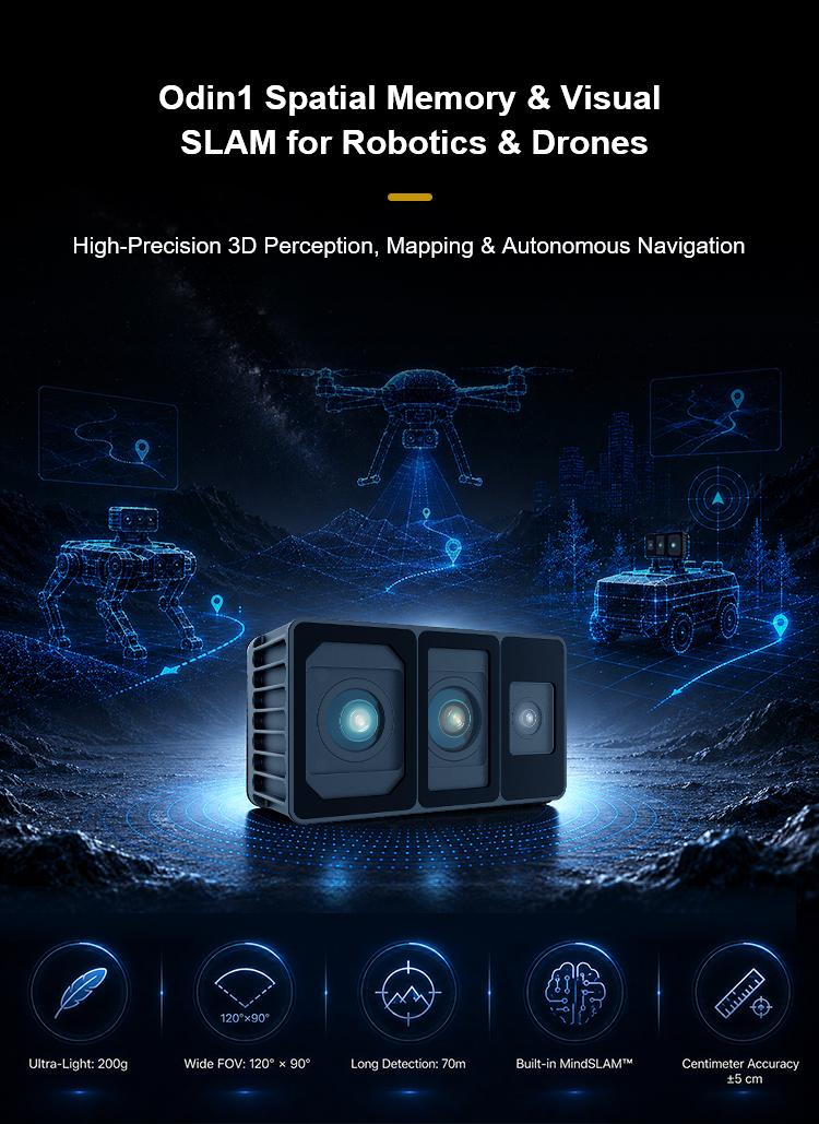 Odin1 Spatial Memory Module for Robotics & UAVs | 3D Perception, Visual ...