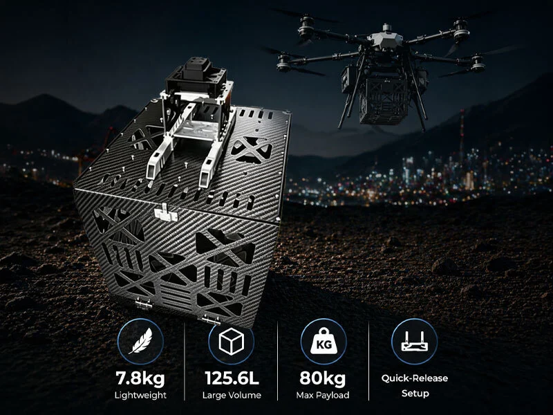Robuste Transportbox für DJI FlyCart 100 | 80 kg Traglast | UAV-Transportkoffer 1