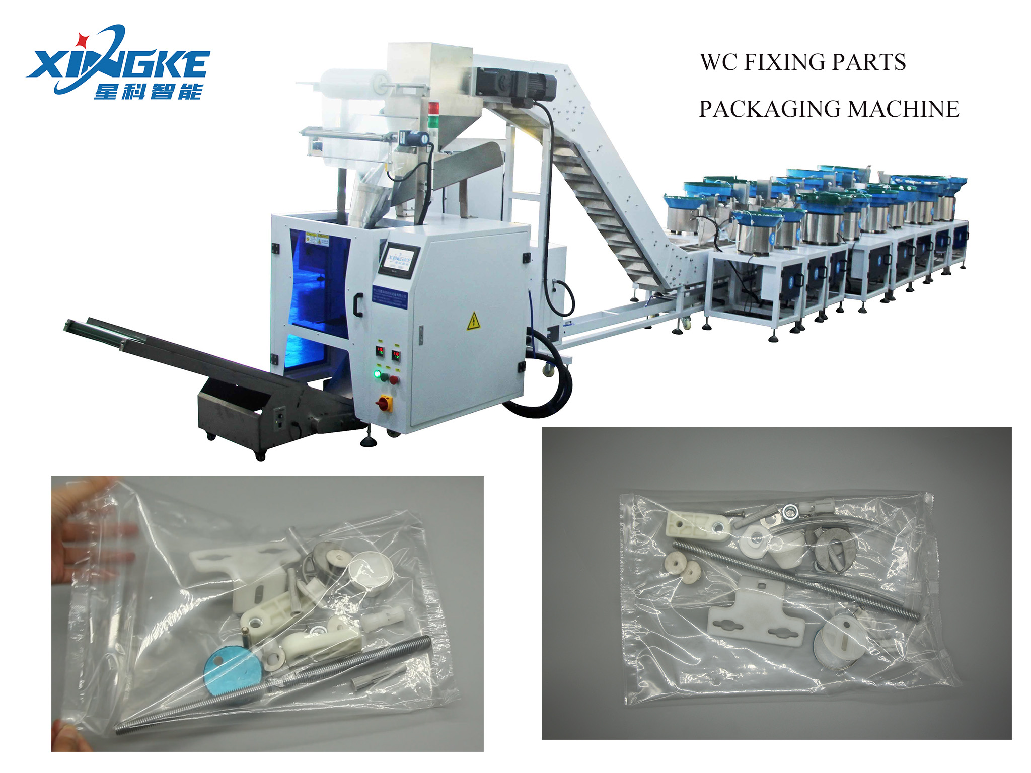 Customized Automatic Packaging Machine for Furniture Bathroom Fittings Parts manufacturers From China | Xingke 6