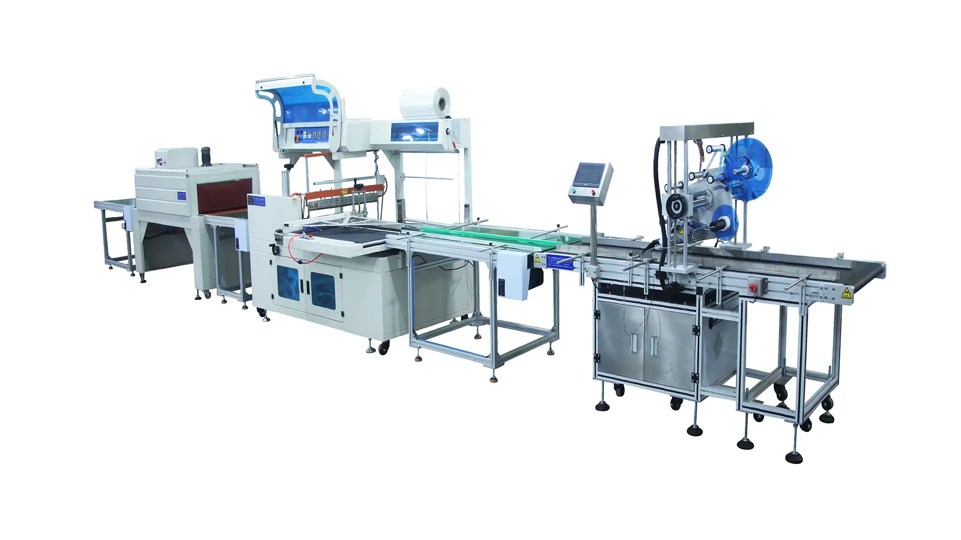 XK-FQ650 (Automatic Labeling Shrink Packaging Production Line) 1