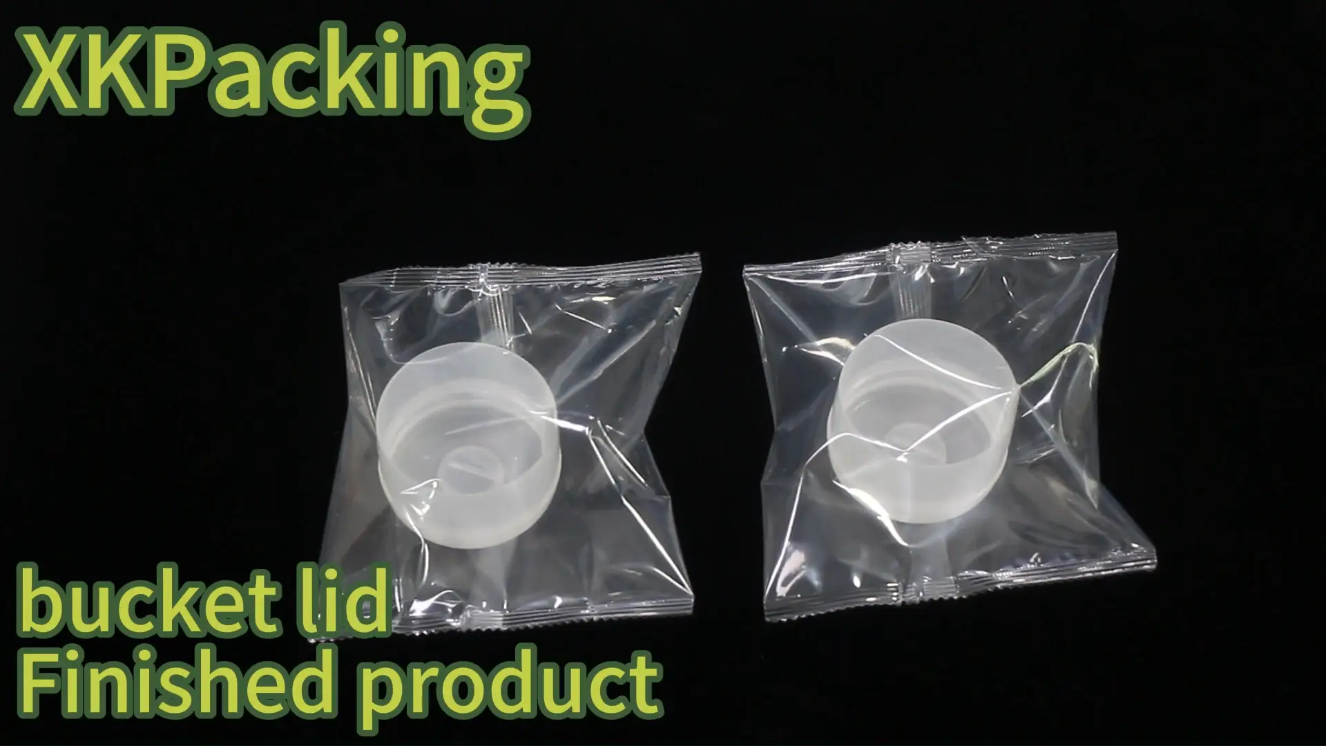 Bucket lid Individually packaged XK-B861T automatic packaging machine 1