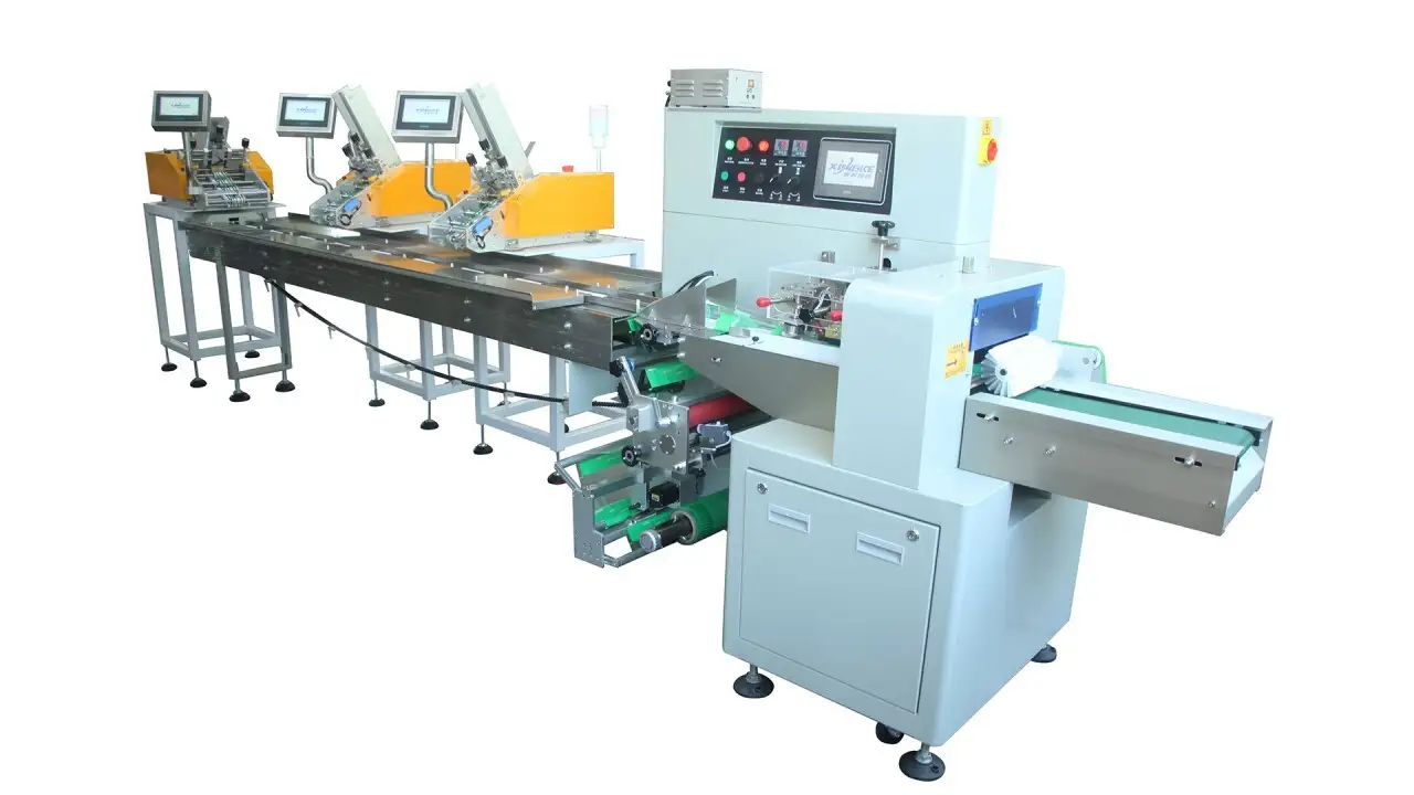 Automatic Paging and Sealing Packaging Machine Suitable for Manuals and Warranty Cards Various Regular Products 1
