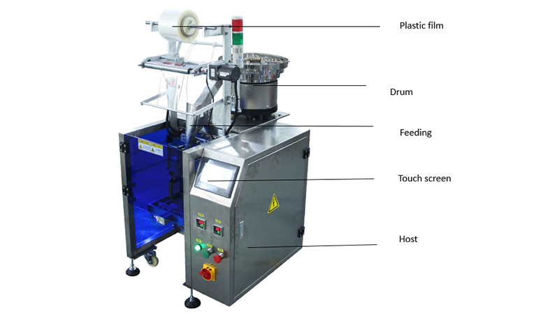 Xingke Plastic Film Automatic Equipment XK-B861 One Drum Packaging Machine 3