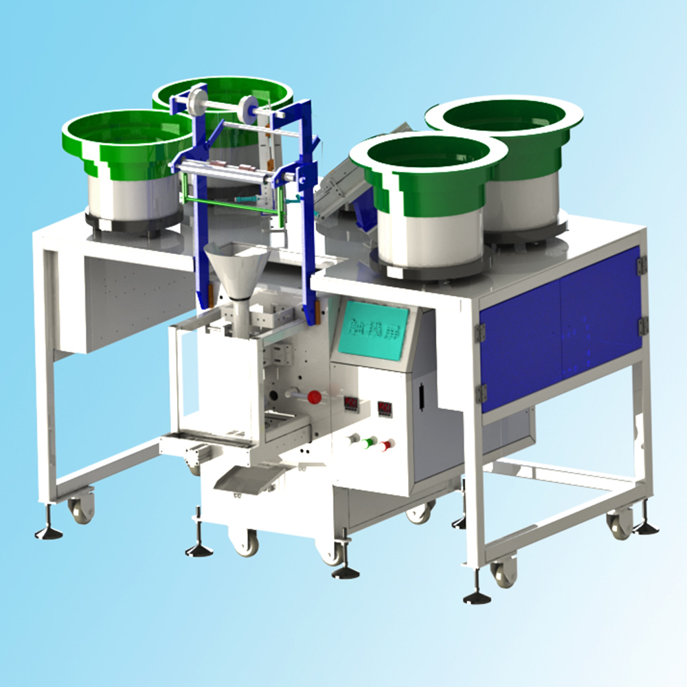 4 Station Automatische Zähl- und Mischungsverpackungsmaschine XK-B864 7