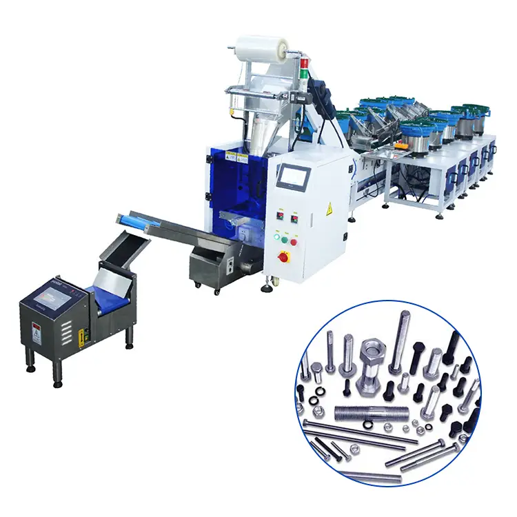 Best Quality Best Packaging Solution For Screw Counting Nuts Fasteners Hardware Spare Parts Packing Machine 1
