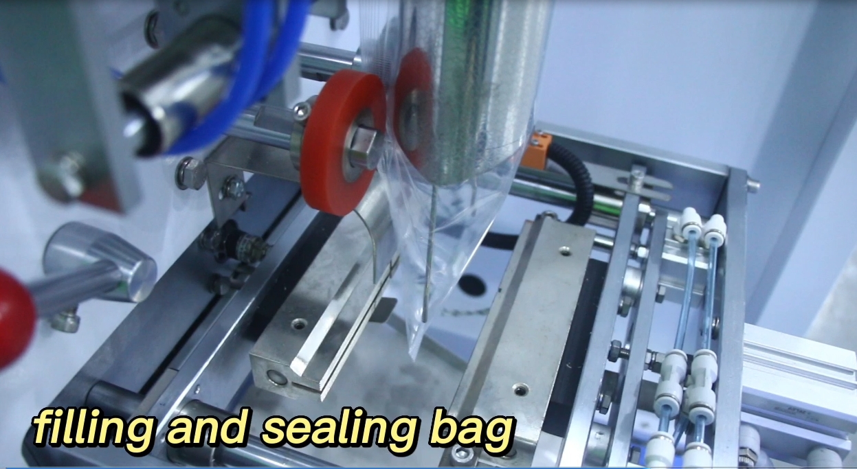 Mesin Pembungkusan Jualan Panas Untuk Bagging Pencuci Skru Kecil Kecil 5