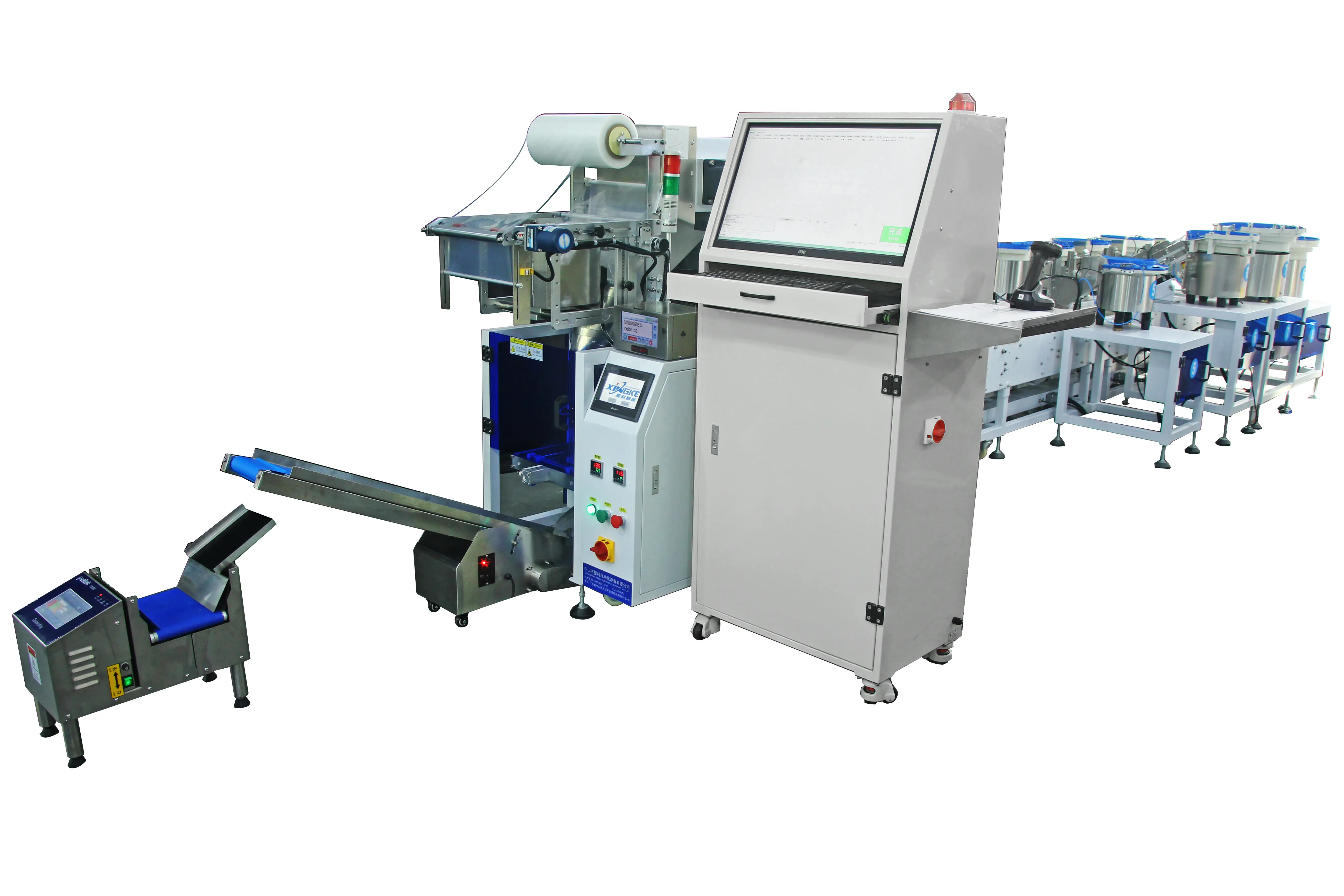 Packaging Machine with Industrial computer scanning system 1