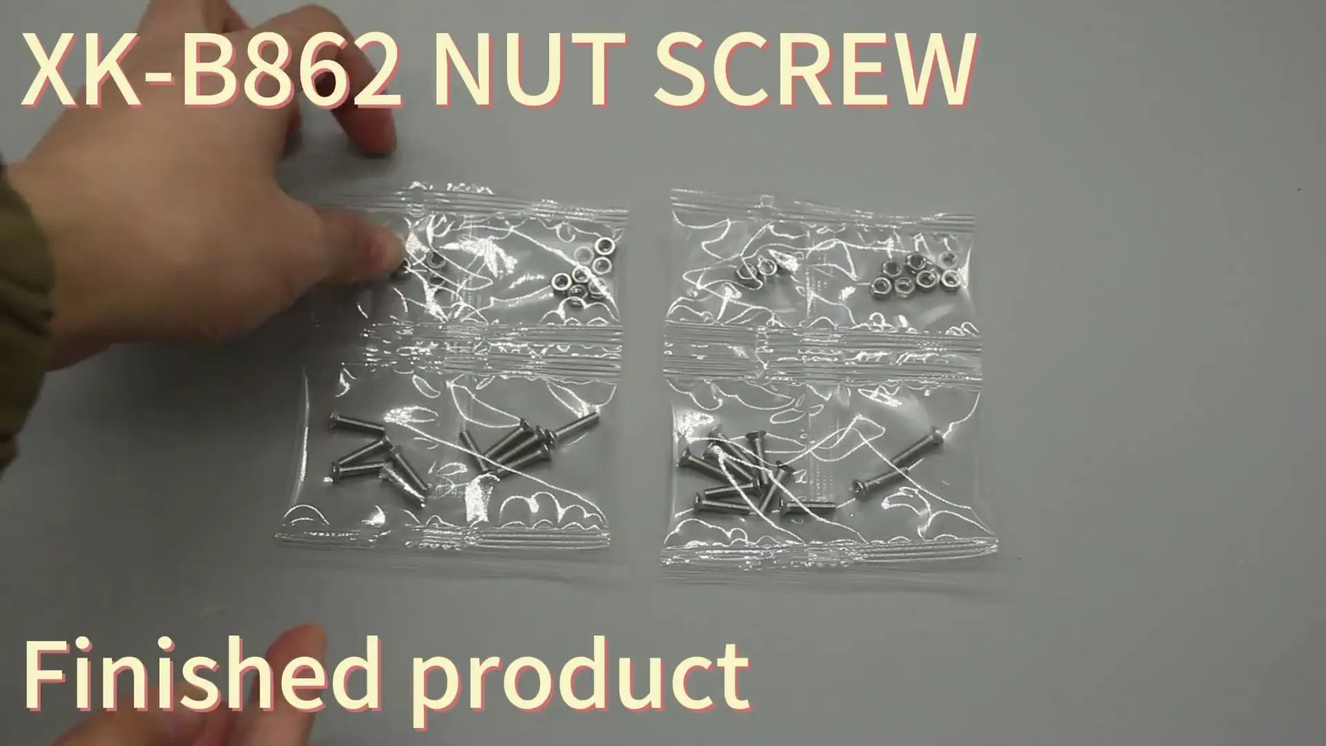 Best Quality XK-B862 Continuous package screw hardware Factory 1