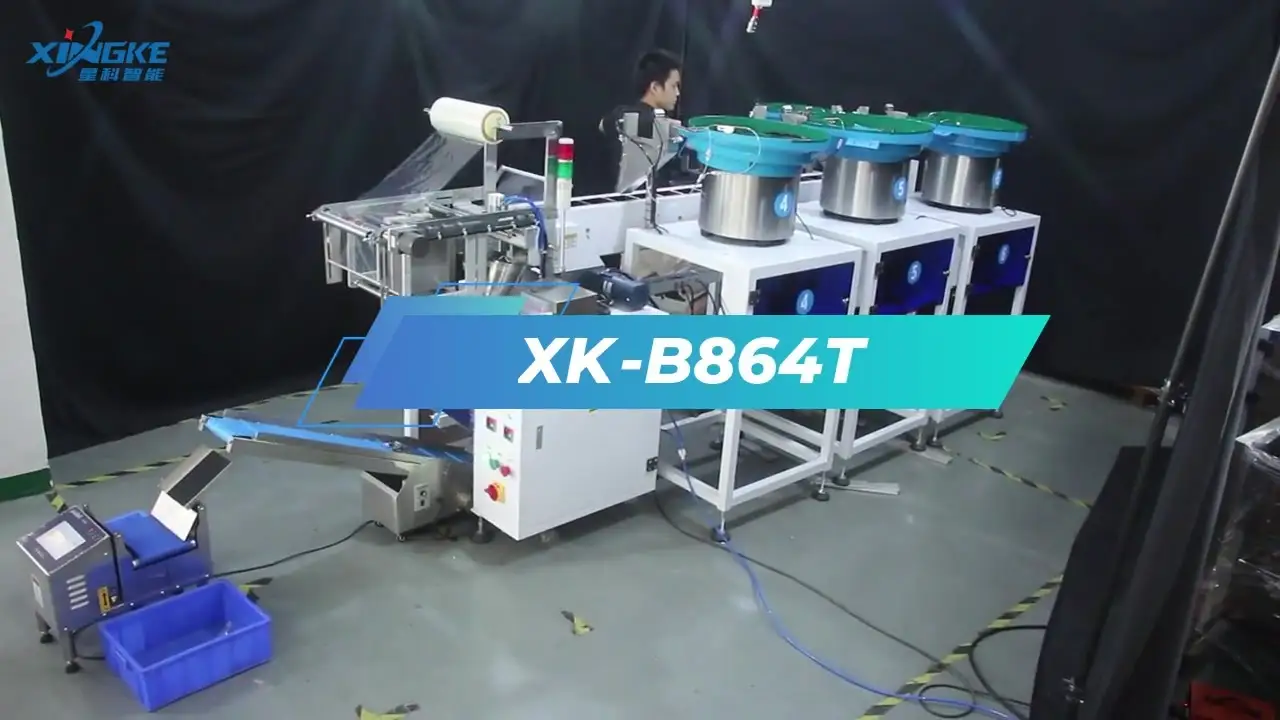 XK-B864T(4-tray chain bucket packing machine) 1