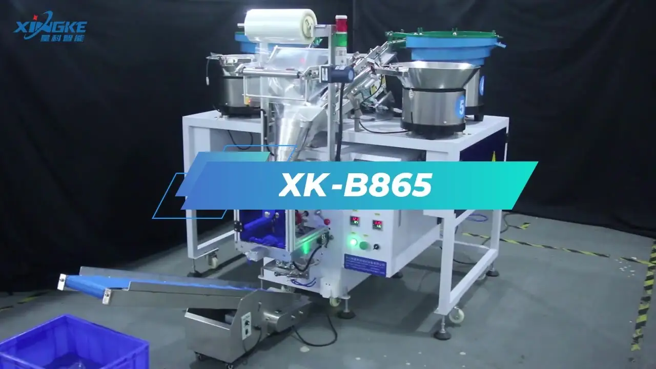 XK-B865 Xingke 5 Items Nut Washer Packing One Plastic Bag Packaging Machine 1