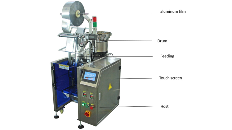 Xingge Aluminium Film Automatic Equipment XK-B861 One Drum Packaging Machine 3