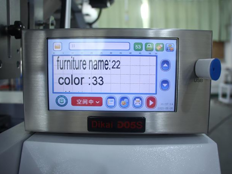 Furniture parts packaging machine 6