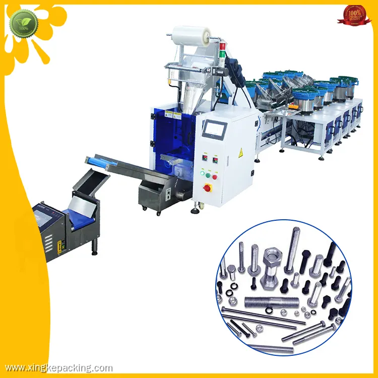 Fastener Packaging Machine - Custom 4 Bowl Screw Packing 1