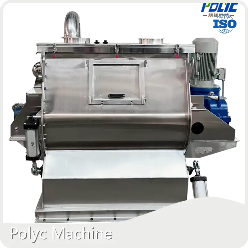 Горизонтальный ленточный смеситель Polyc Machine, поставка горизонтальных ленточных смесителей. 1