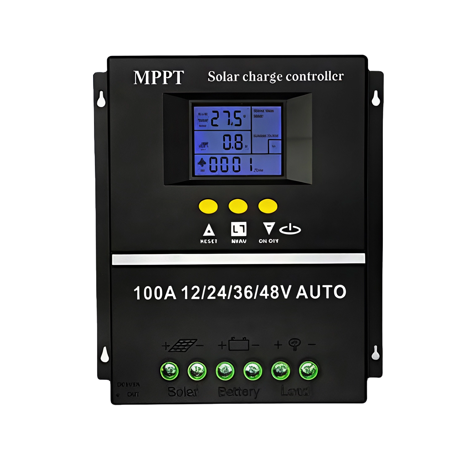 Mppt 100a 12v 24v 36v 48v Auto Solar Charge Controller