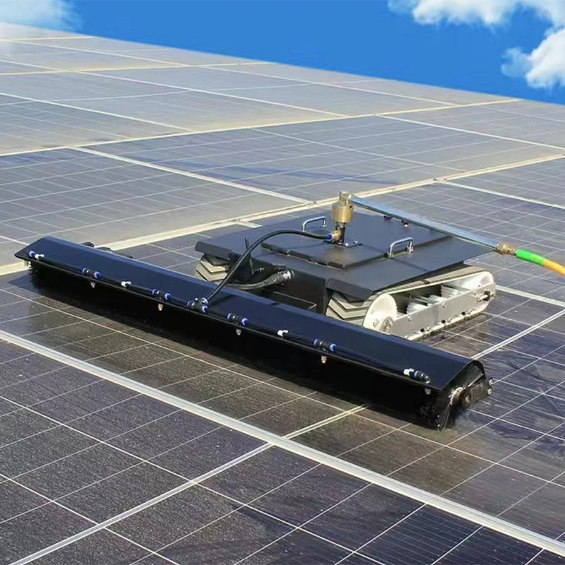 Remote Control Automatic Solar Panel Cleaning Robot NBK-CR007 1